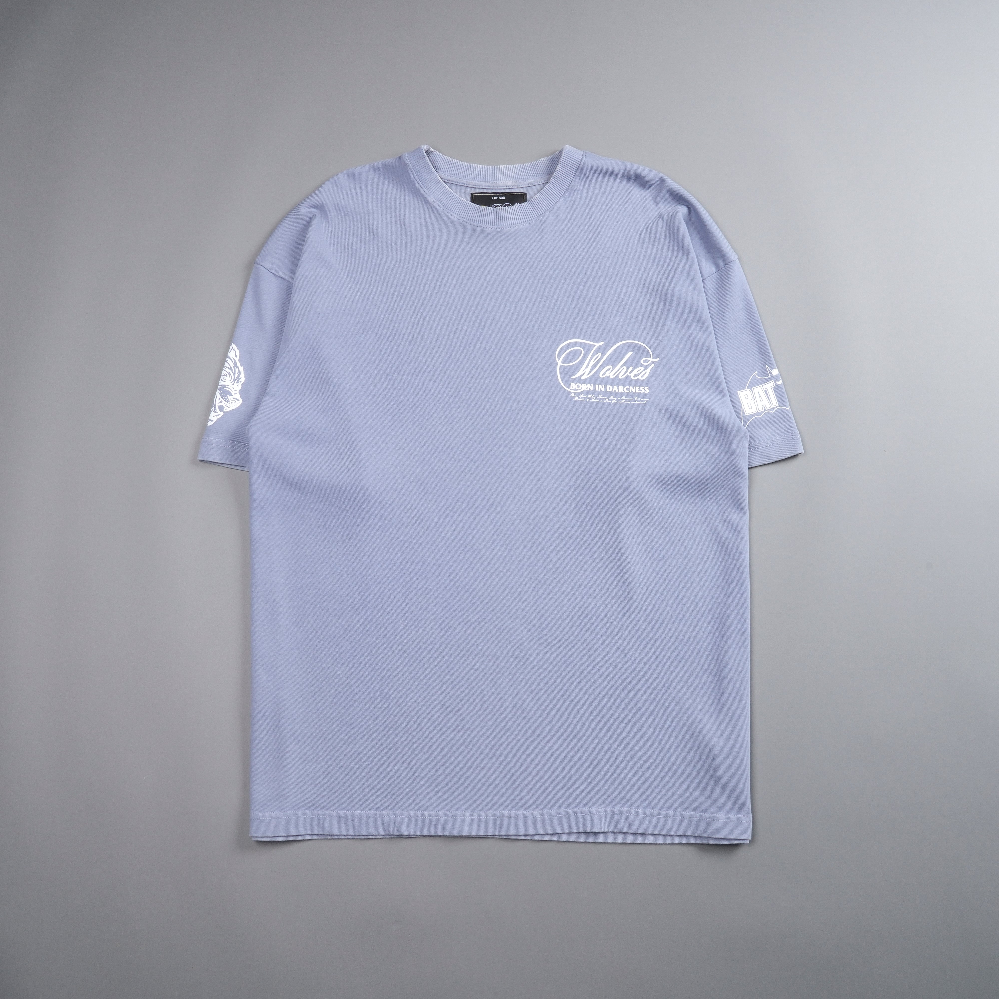 (1 Of 500) Darc Rises "Premium" Oversized Tee in Purple Stone