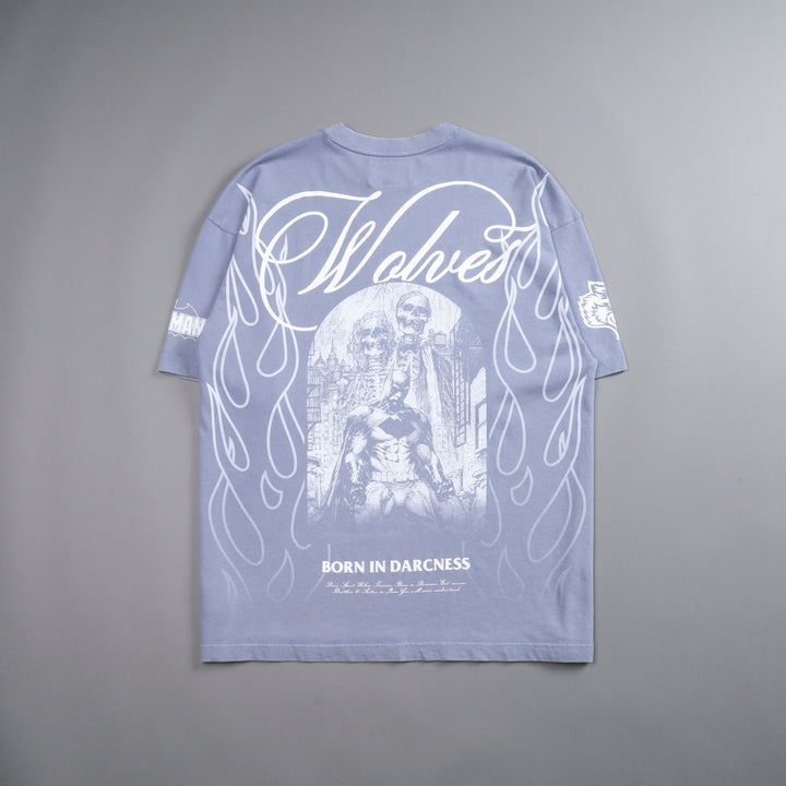 (1 Of 500) Darc Rises "Premium" Oversized Tee in Purple Stone