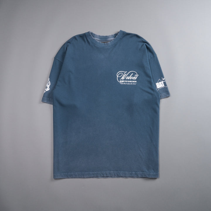 (1 Of 500) Darc Rises "Premium" Oversized Tee in Gotham Blue
