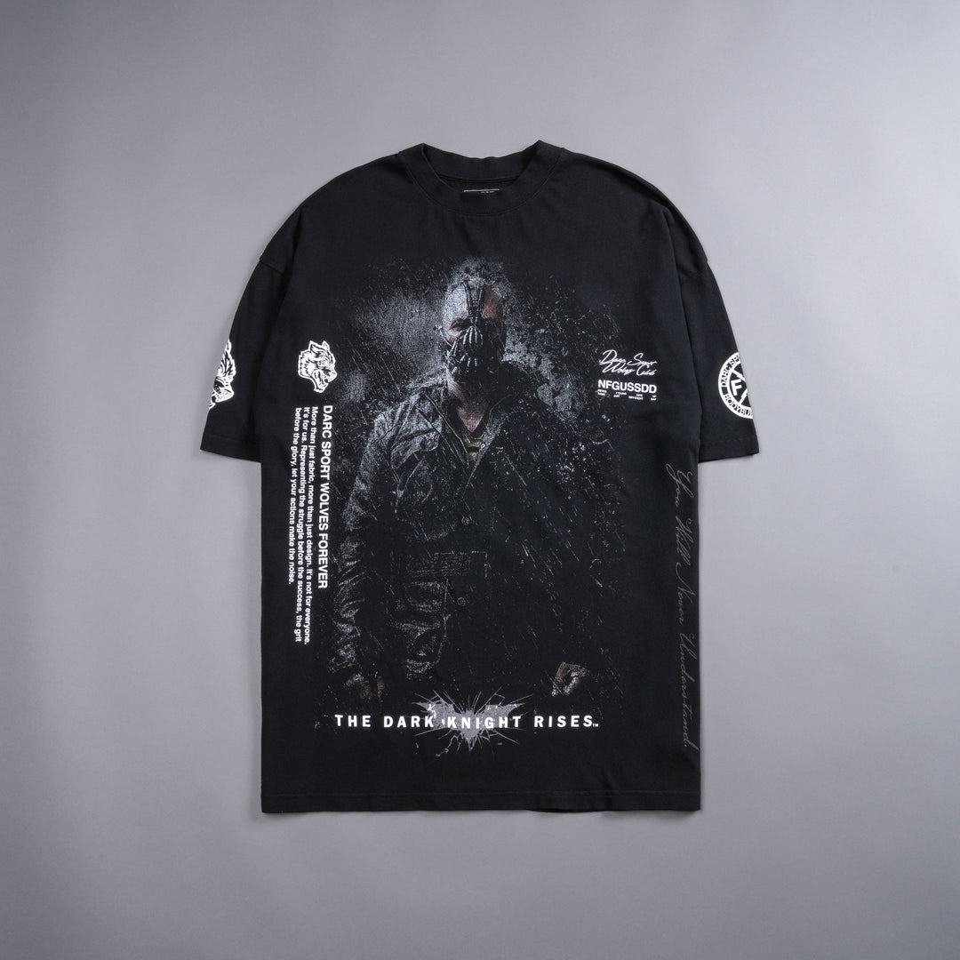 Rise Again V2 "Premium" Oversized Tee in Black