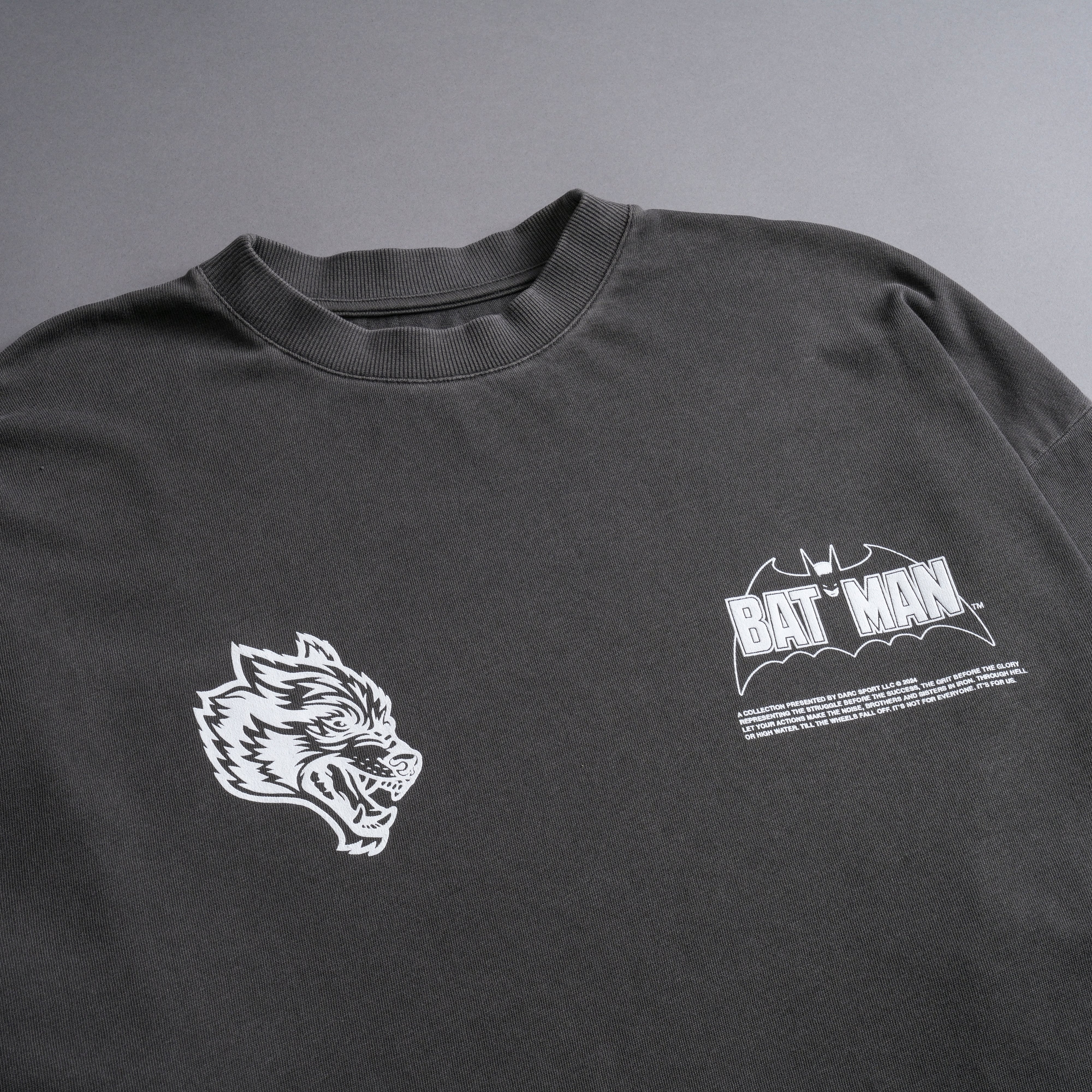 When Darcness Calls "Premium" Oversized Tee in Wolf Gray