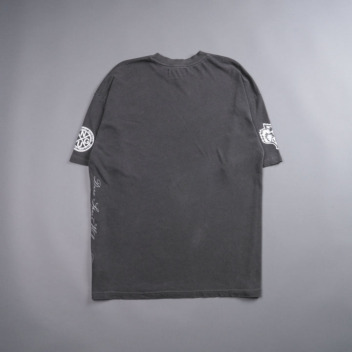 Rise Again V2 "Premium" Oversized Tee in Wolf Gray