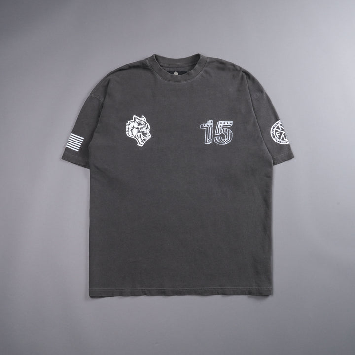Victory Lap "Premium" Oversized Tee in Wolf Gray