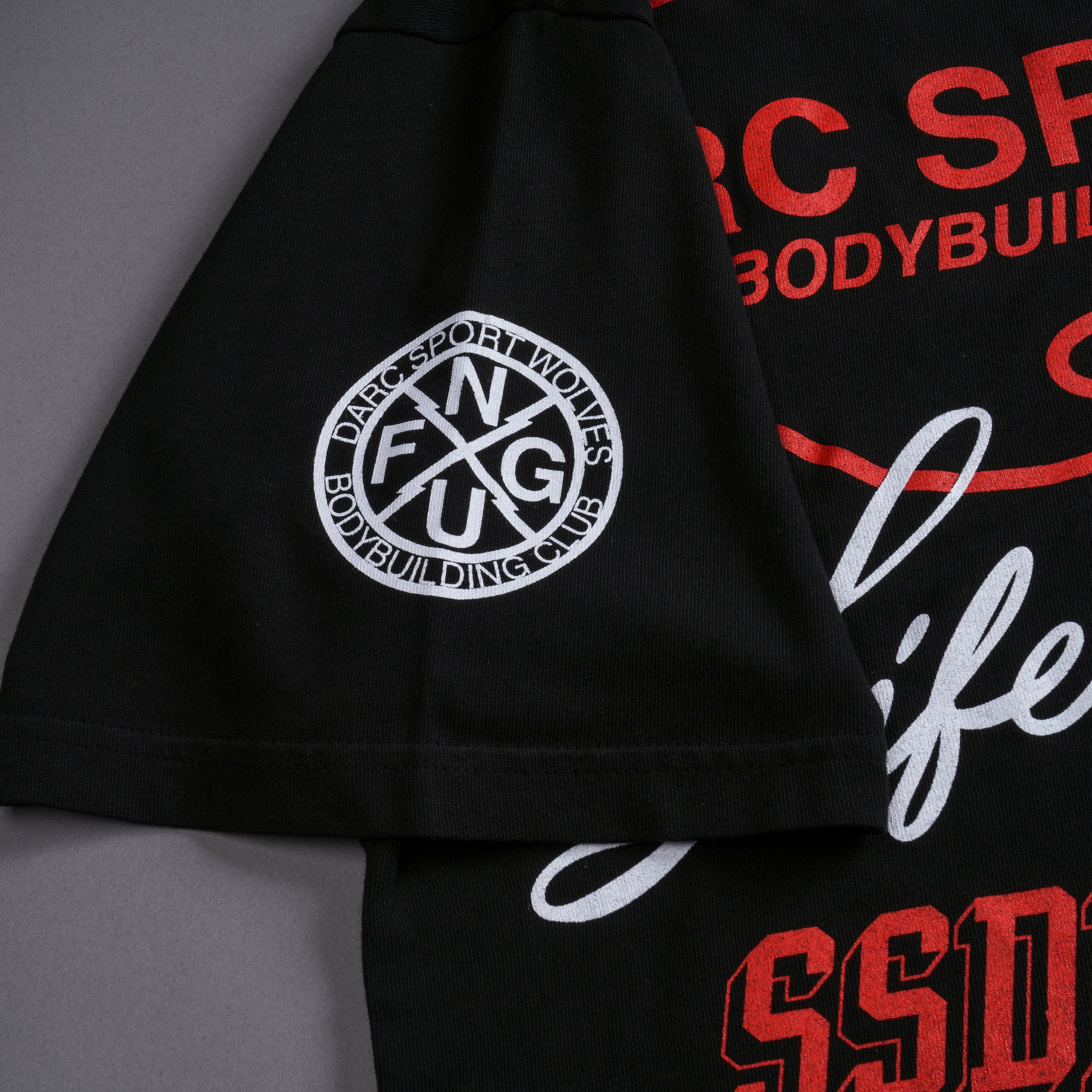 Victory Lap "Premium" Oversized Tee in Black