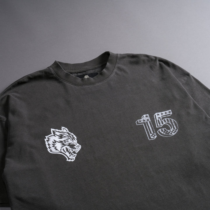 Victory Lap "Premium" Oversized Tee in Wolf Gray