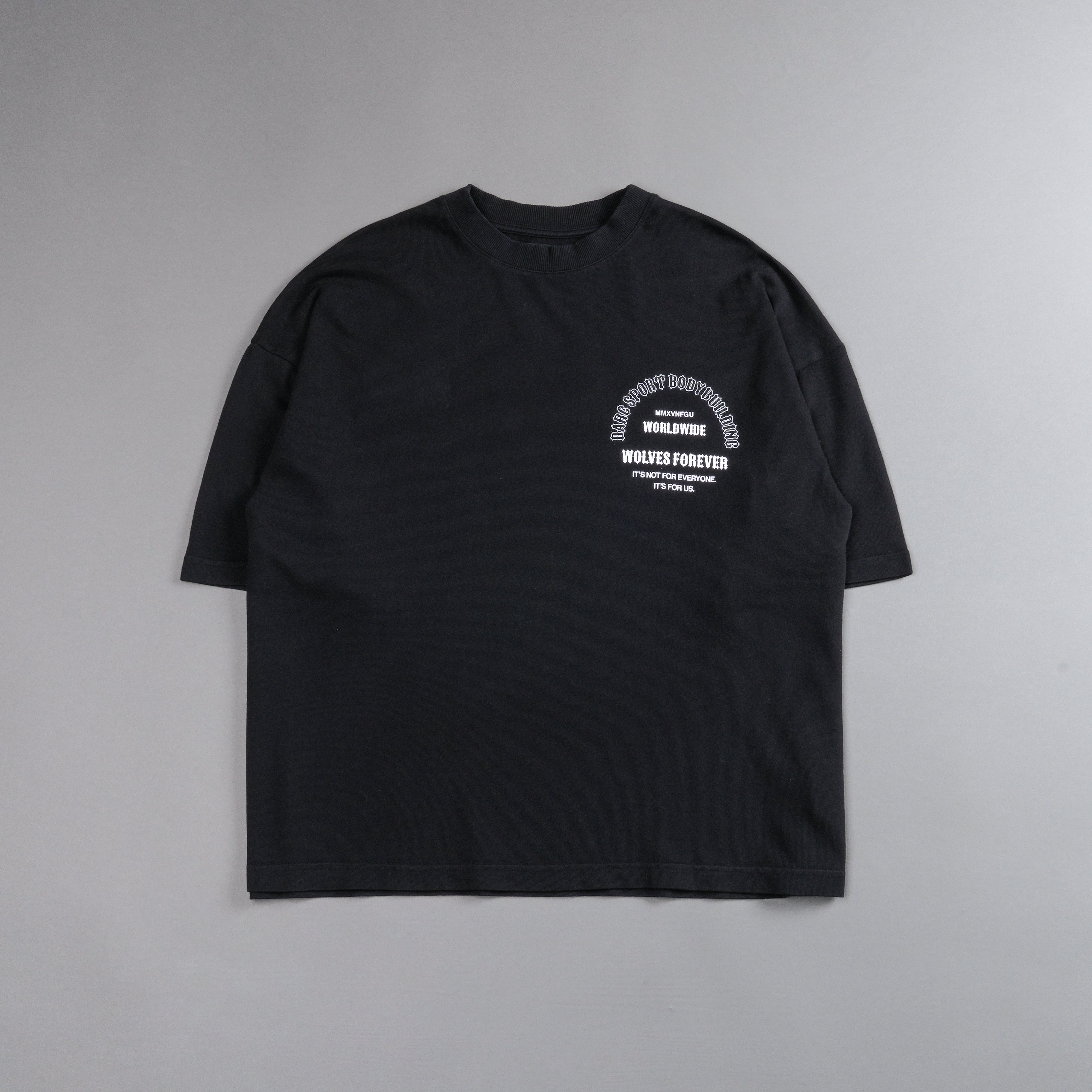 Feed "Premium" Box Cut Tee in Black