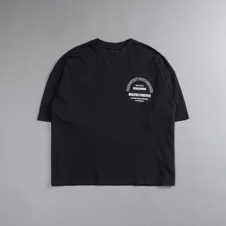Feed "Premium" Box Cut Tee in Black