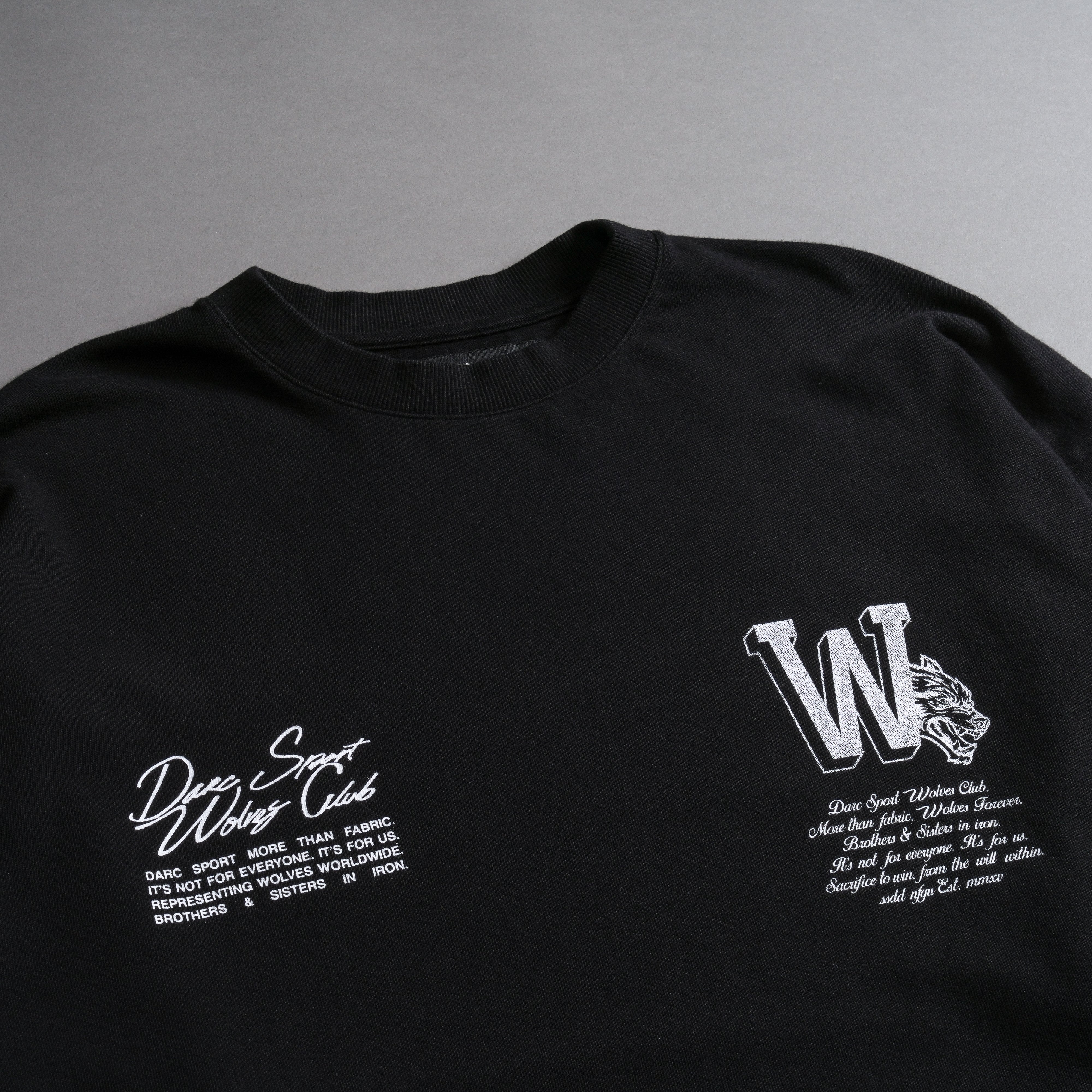 Our Mark "Premium" Oversized Tee in Black