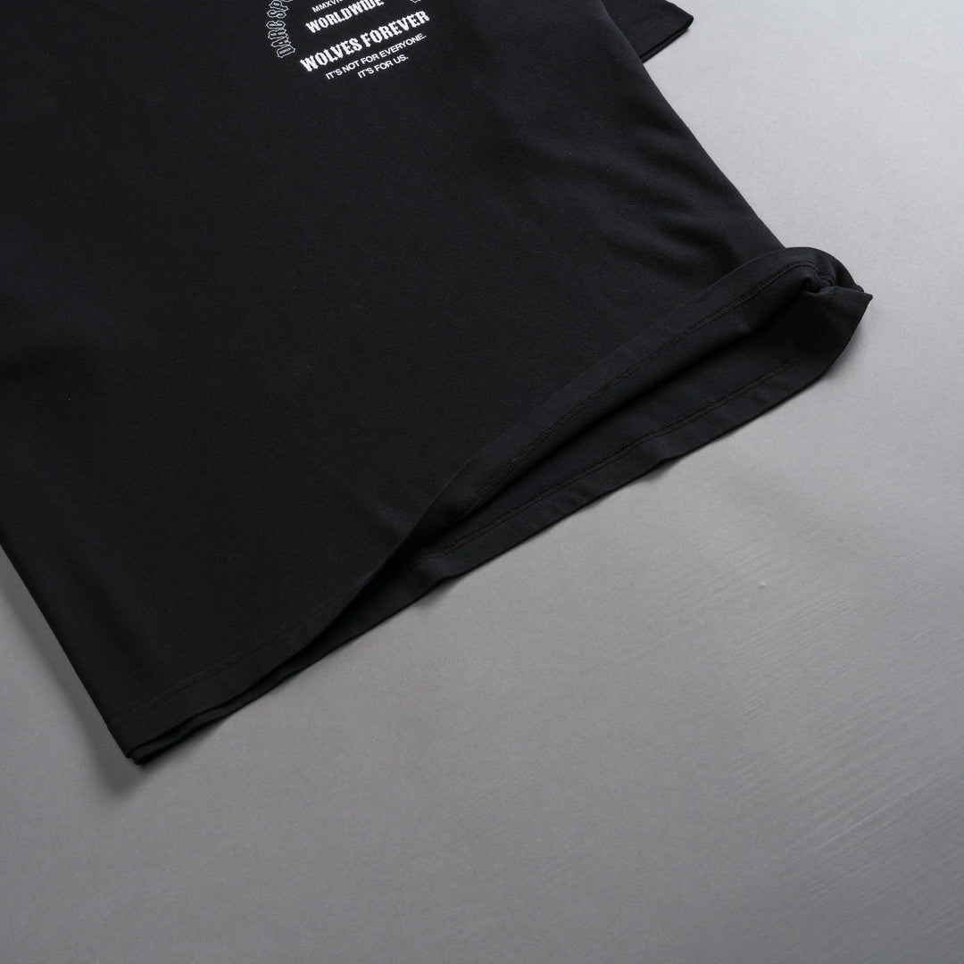 Feed "Premium" Box Cut Tee in Black