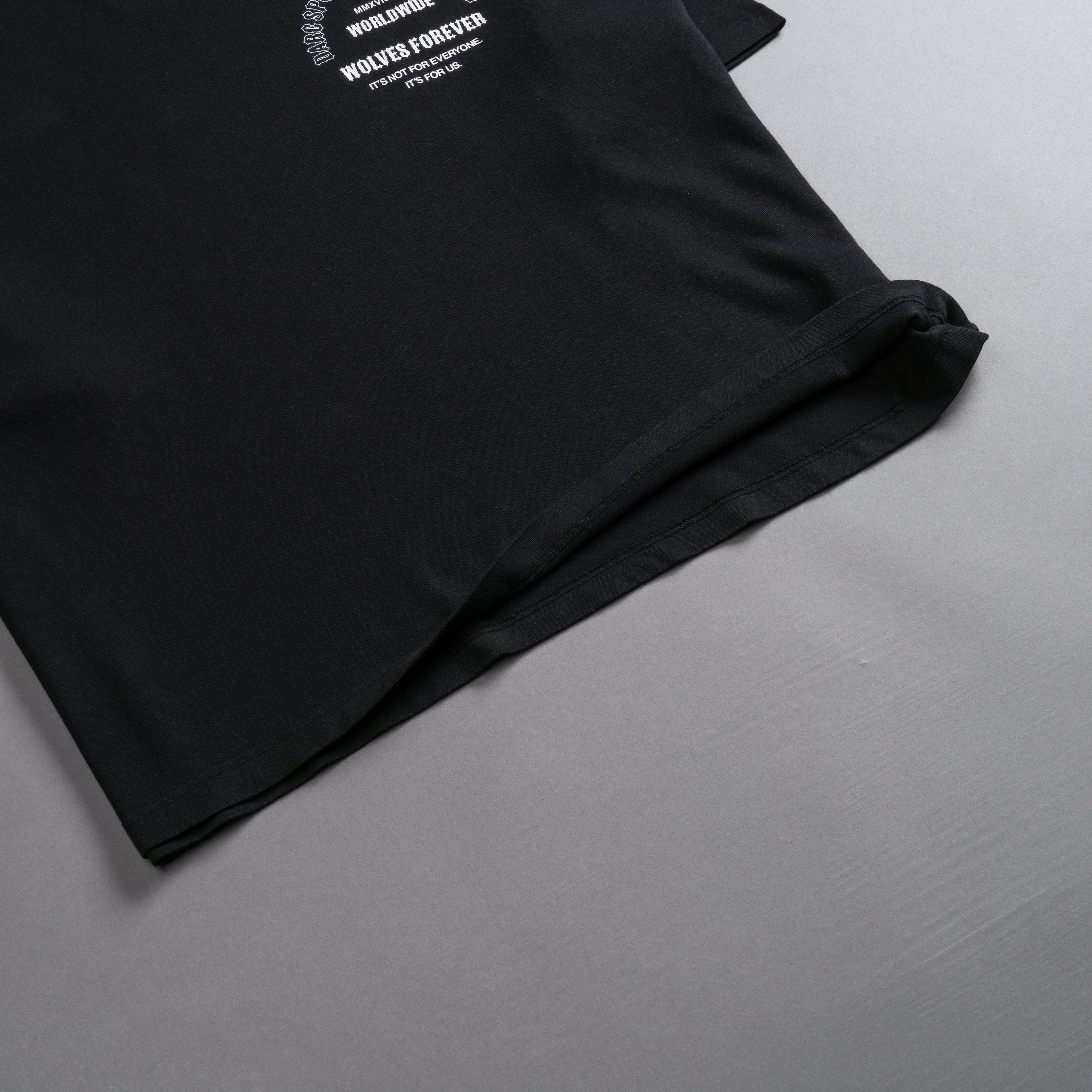 Feed "Premium" Box Cut Tee in Black