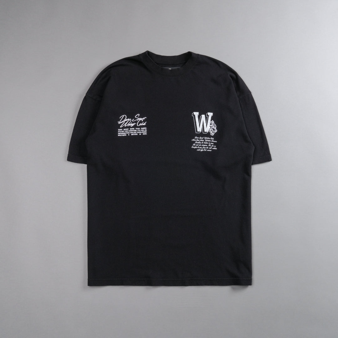 Our Mark "Premium" Oversized Tee in Black