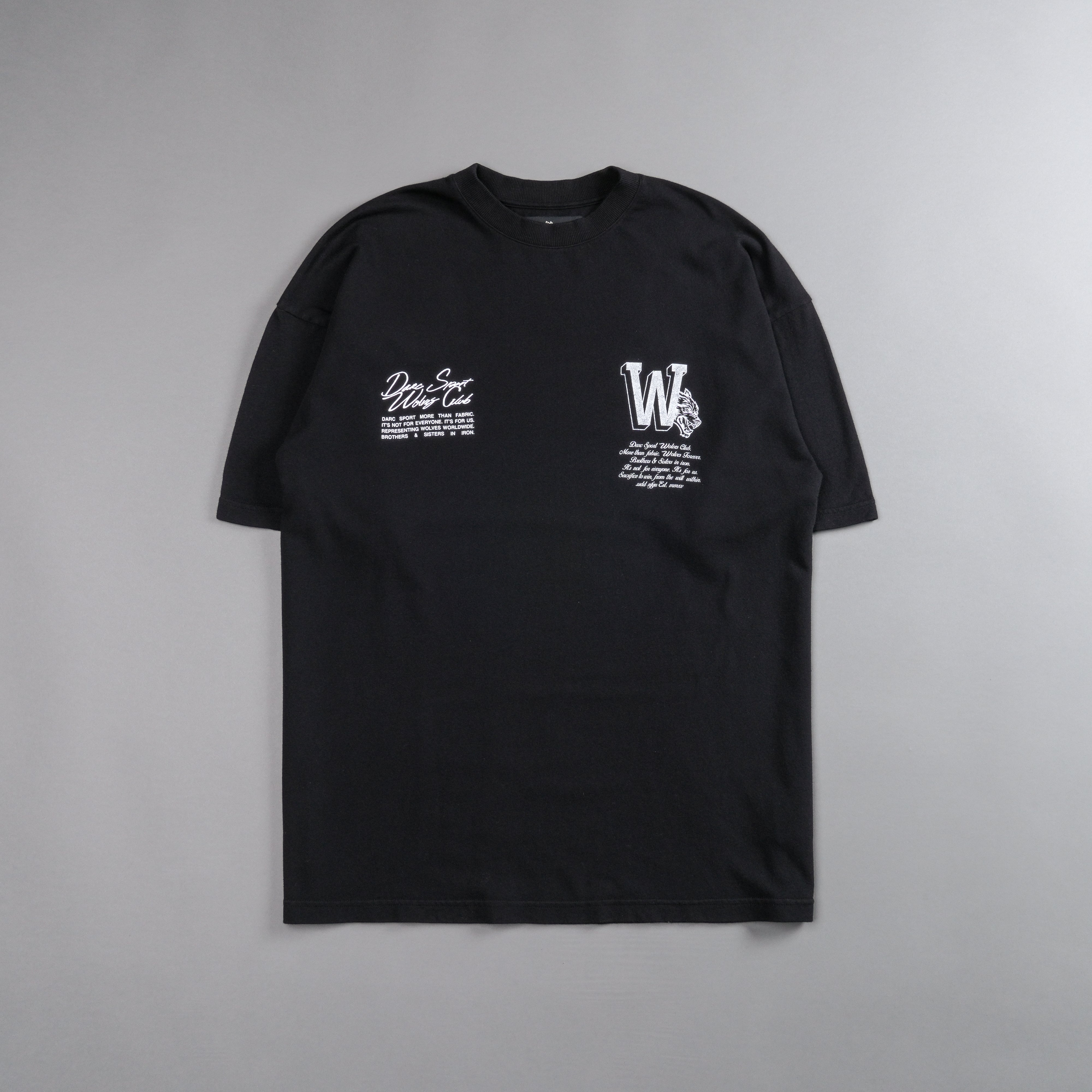 Our Mark "Premium" Oversized Tee in Black