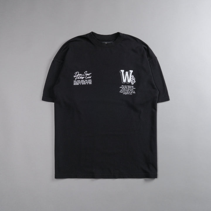Our Mark "Premium" Oversized Tee in Black