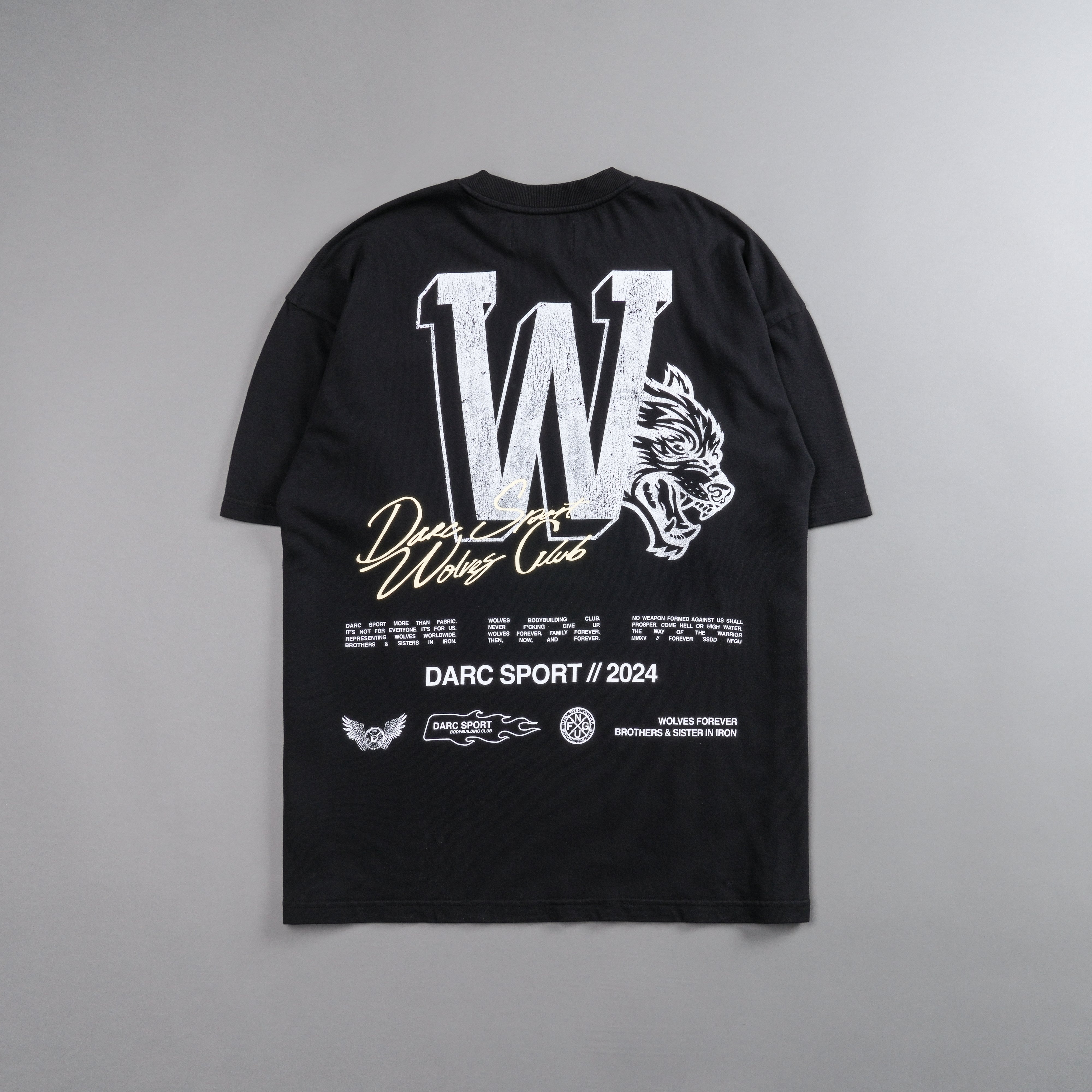 Our Mark "Premium" Oversized Tee in Black