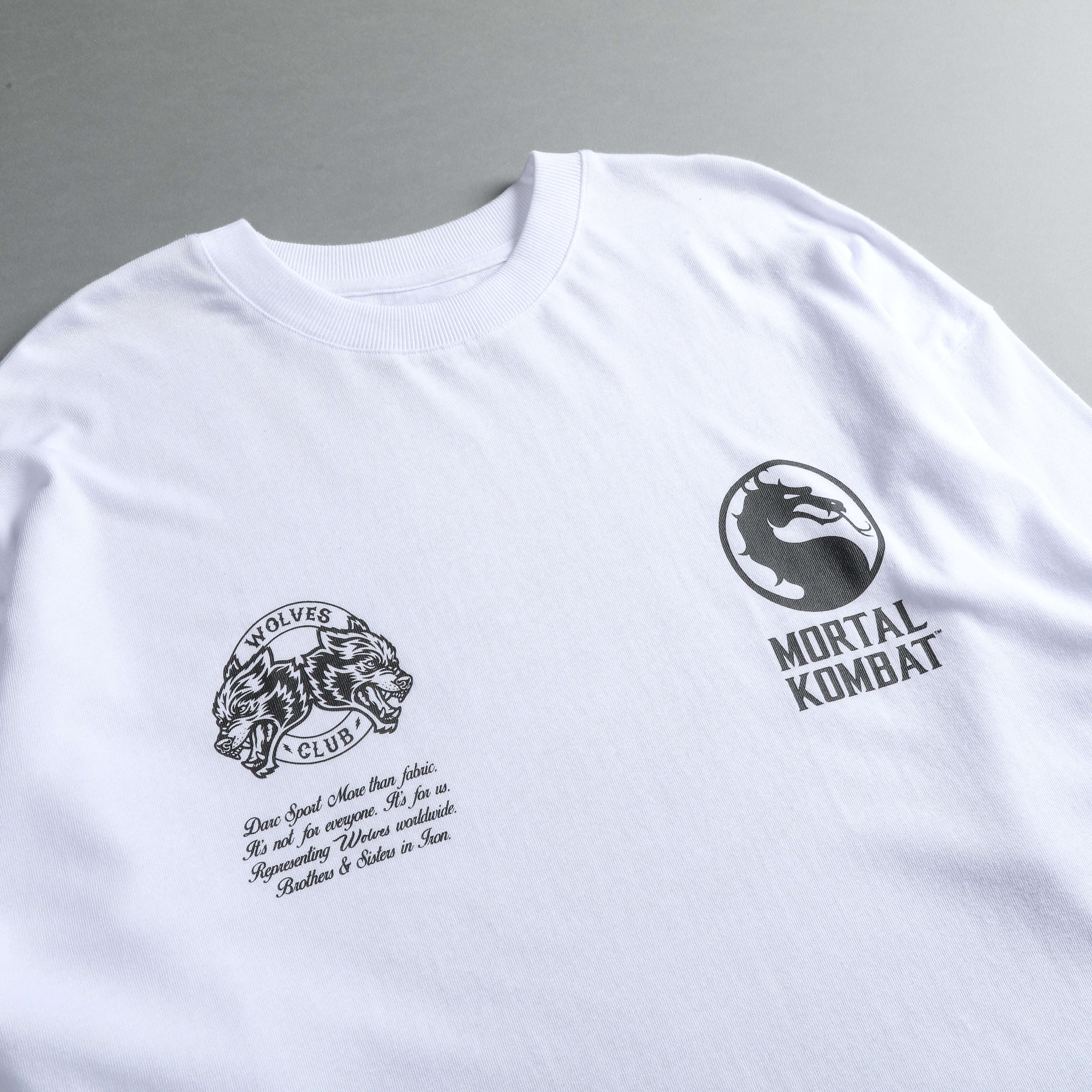 Test Your Might Premium Oversized Tee in White