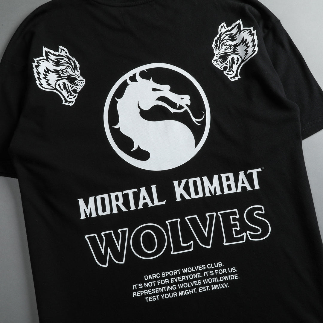 Test Your Might "Premium" Oversized Tee in Black