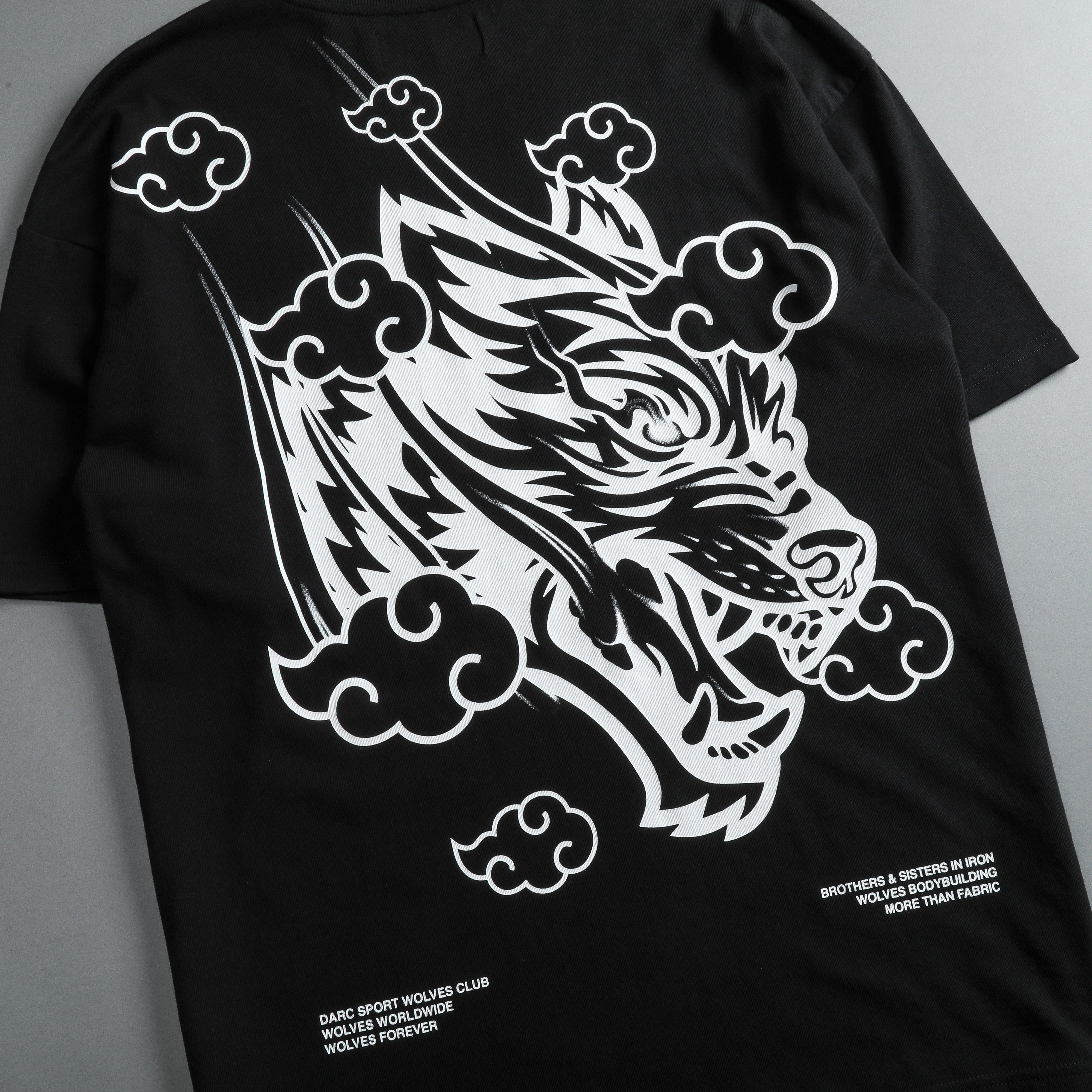 Tシャツ/カットソー(半袖/袖なし)Wolves Forever Oversized Tee in Black