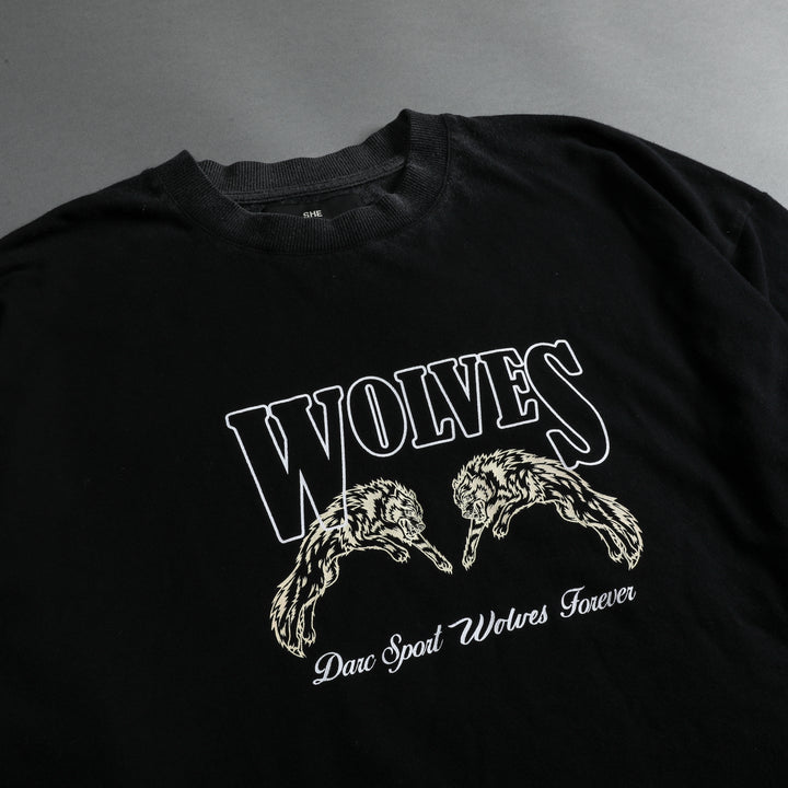 She Trust "Pump Cover" Tee in Vintage Black