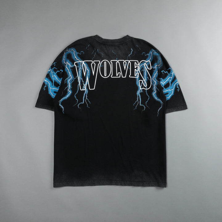 Close To Chest "Premium Vintage" Oversized Tee in Thunder Black/Blue