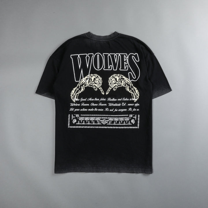 She Trust "Pump Cover" Tee in Vintage Black