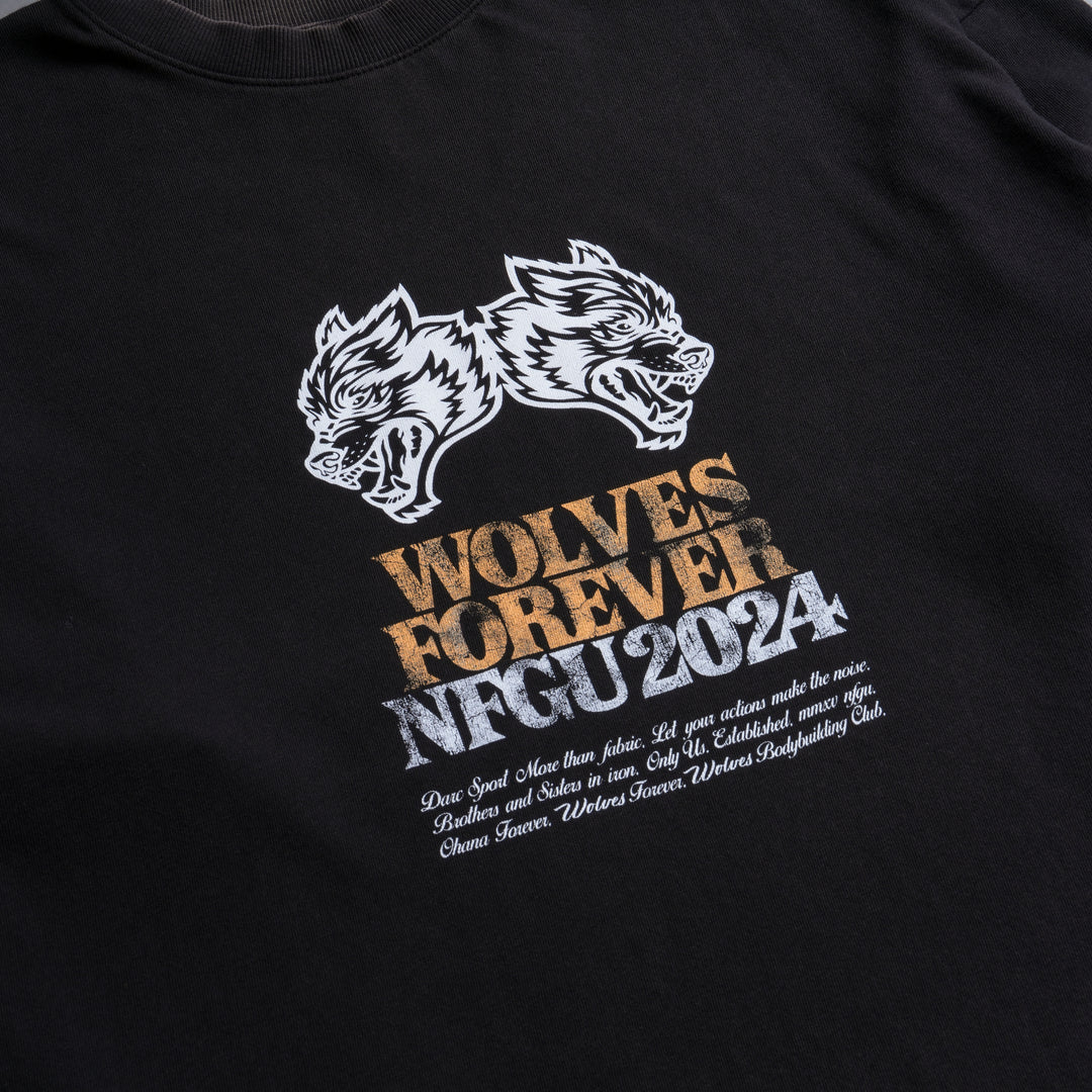 Fly Higher V2 "Premium Vintage" Oversized Tee in Black