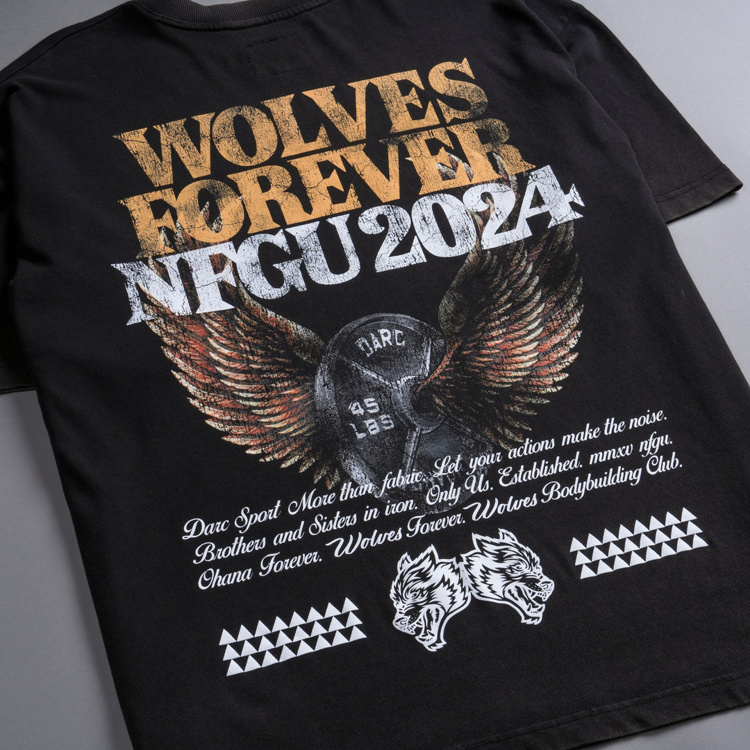 Fly Higher V2 "Premium Vintage" Oversized Tee in Black