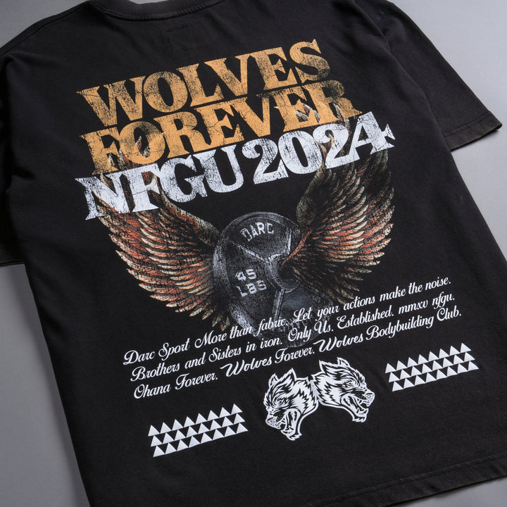 Fly Higher V2 "Premium Vintage" Oversized Tee in Black