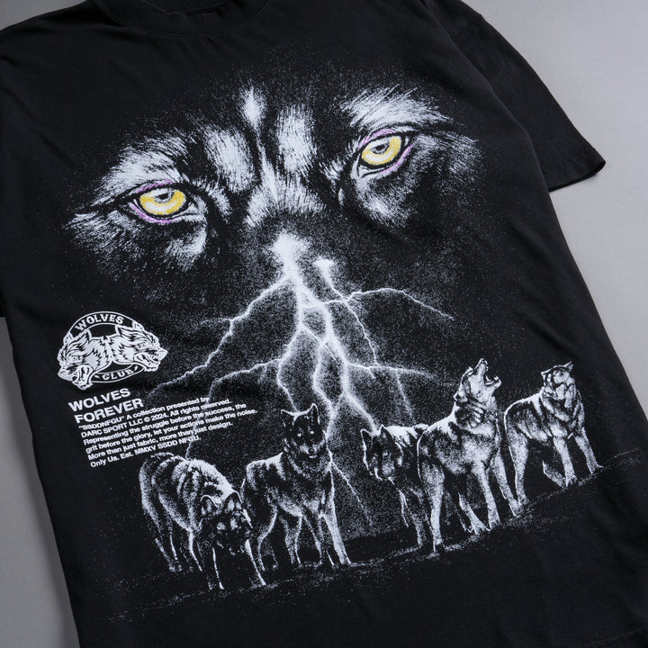 Eyes Of The Storm "Premium" Oversized Unisex Tee in Black/White