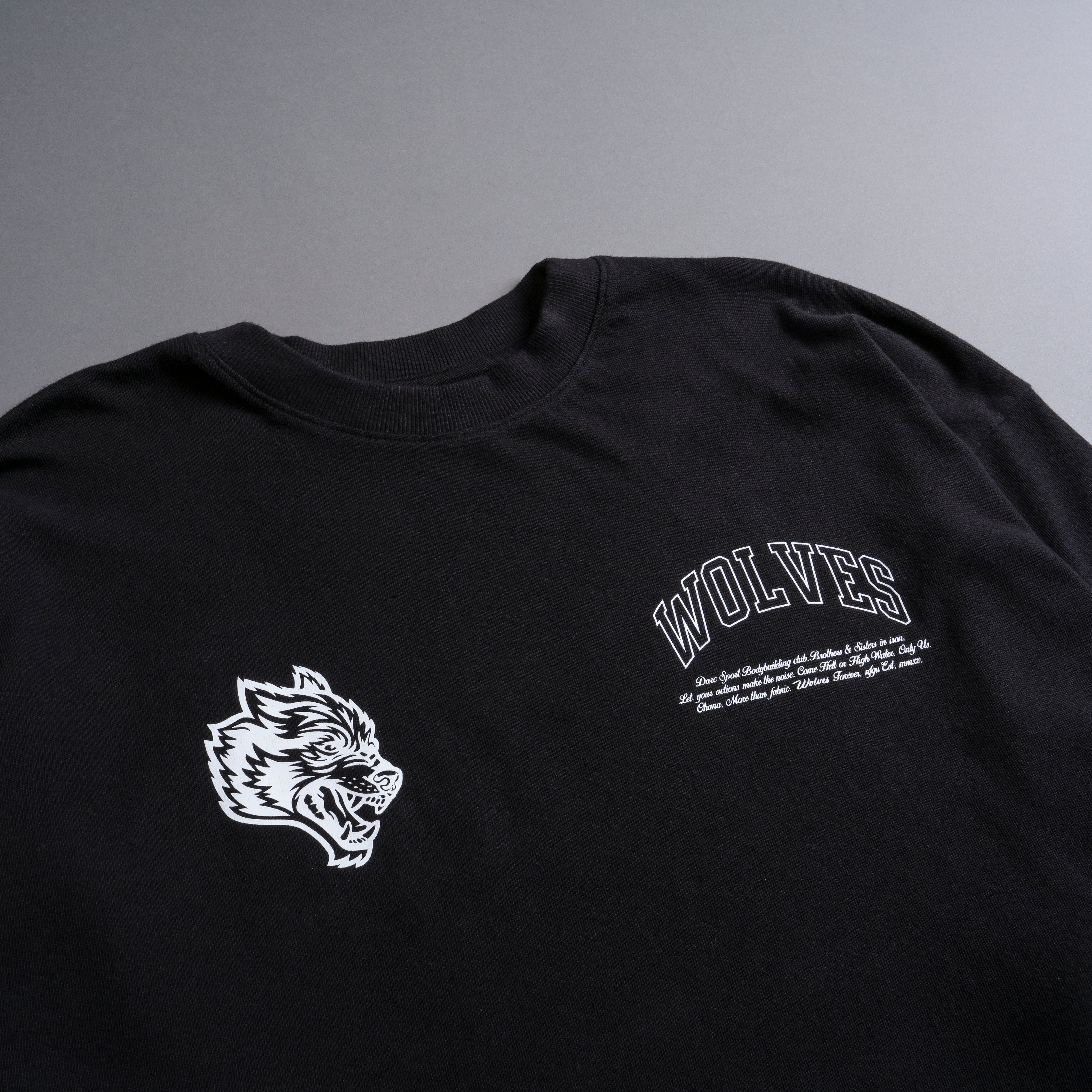 Protect Us "Premium" Oversized Tee in Black/Green