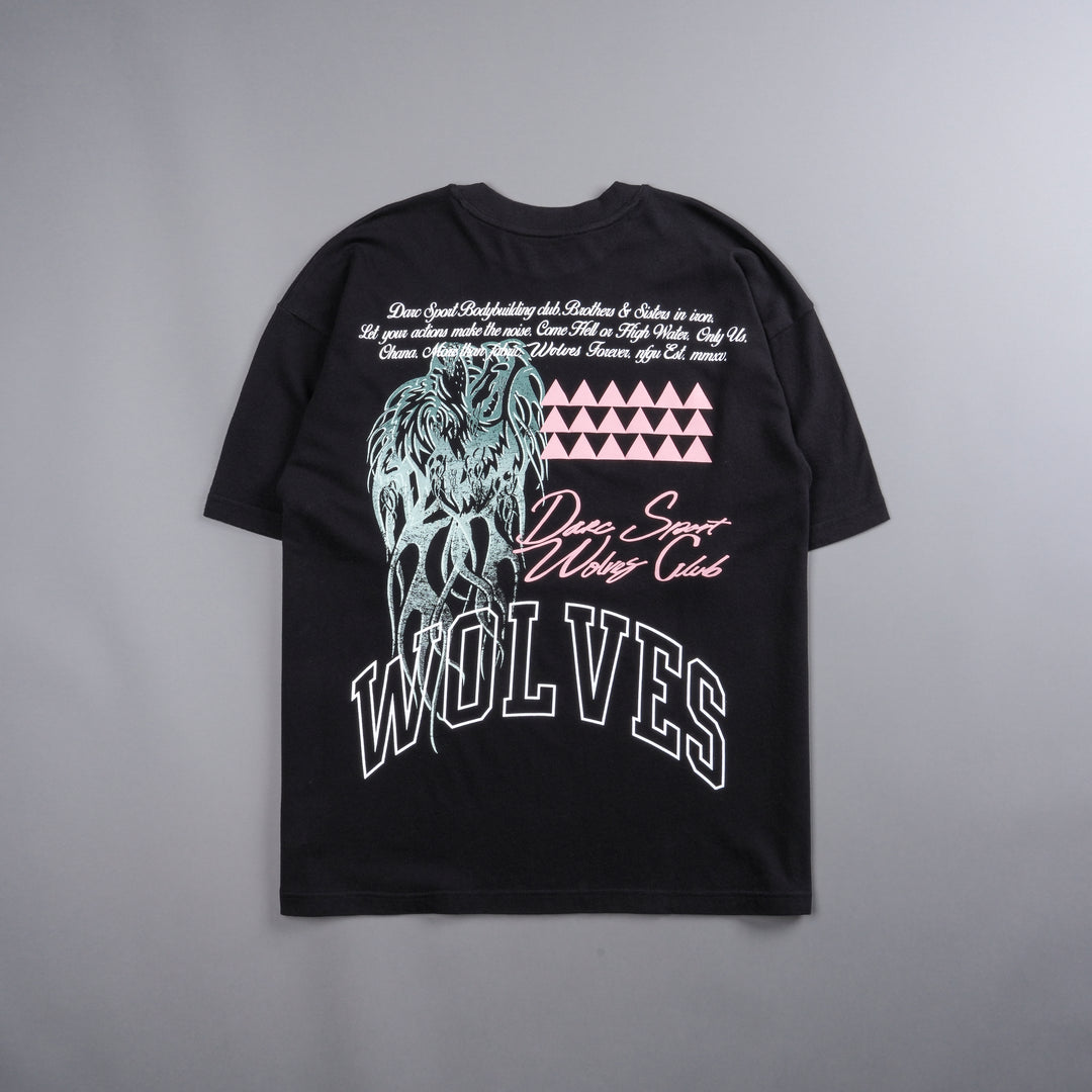 Protect Us "Premium" Oversized Tee in Black/Green