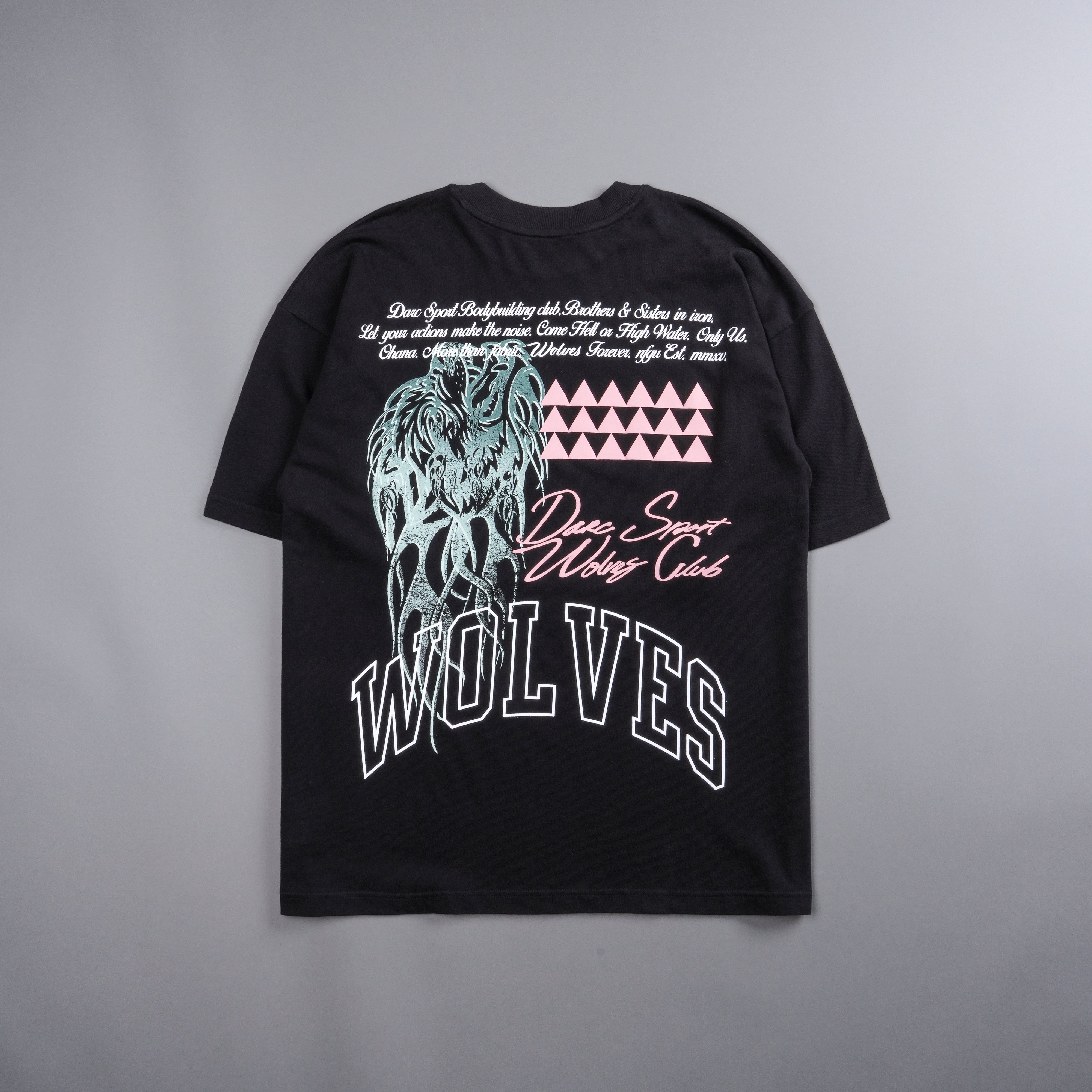 Protect Us "Premium" Oversized Tee in Black/Green