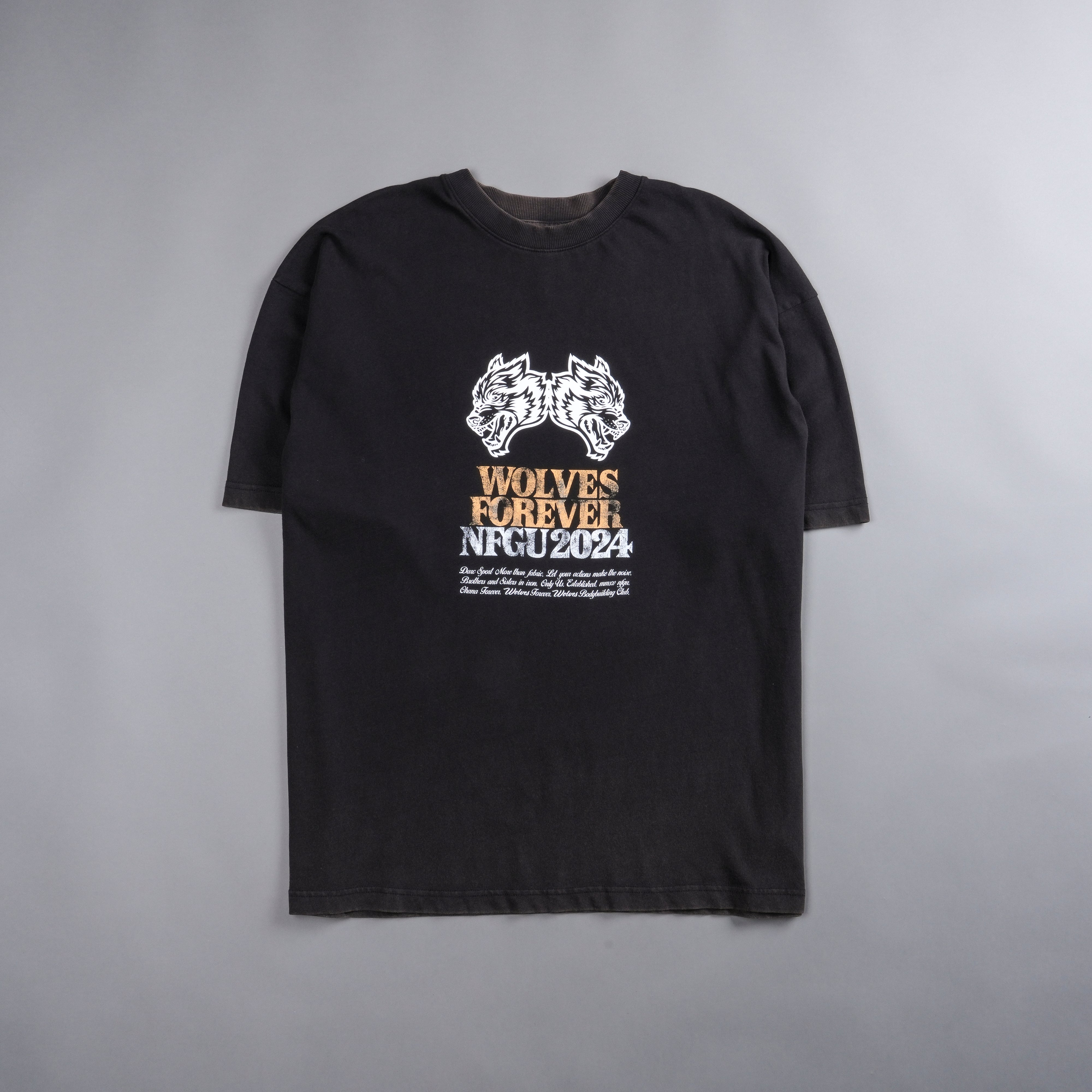 Fly Higher V2 "Premium Vintage" Oversized Tee in Black