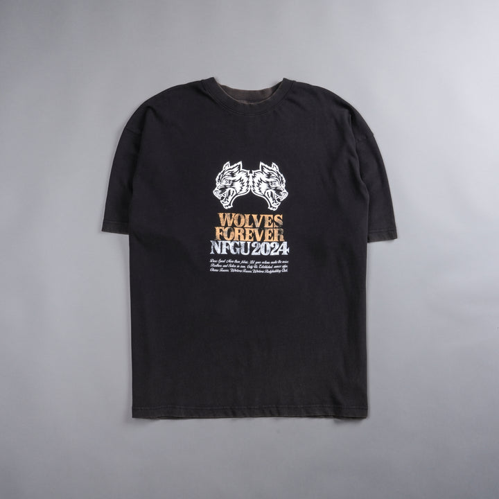 Fly Higher V2 "Premium Vintage" Oversized Tee in Black