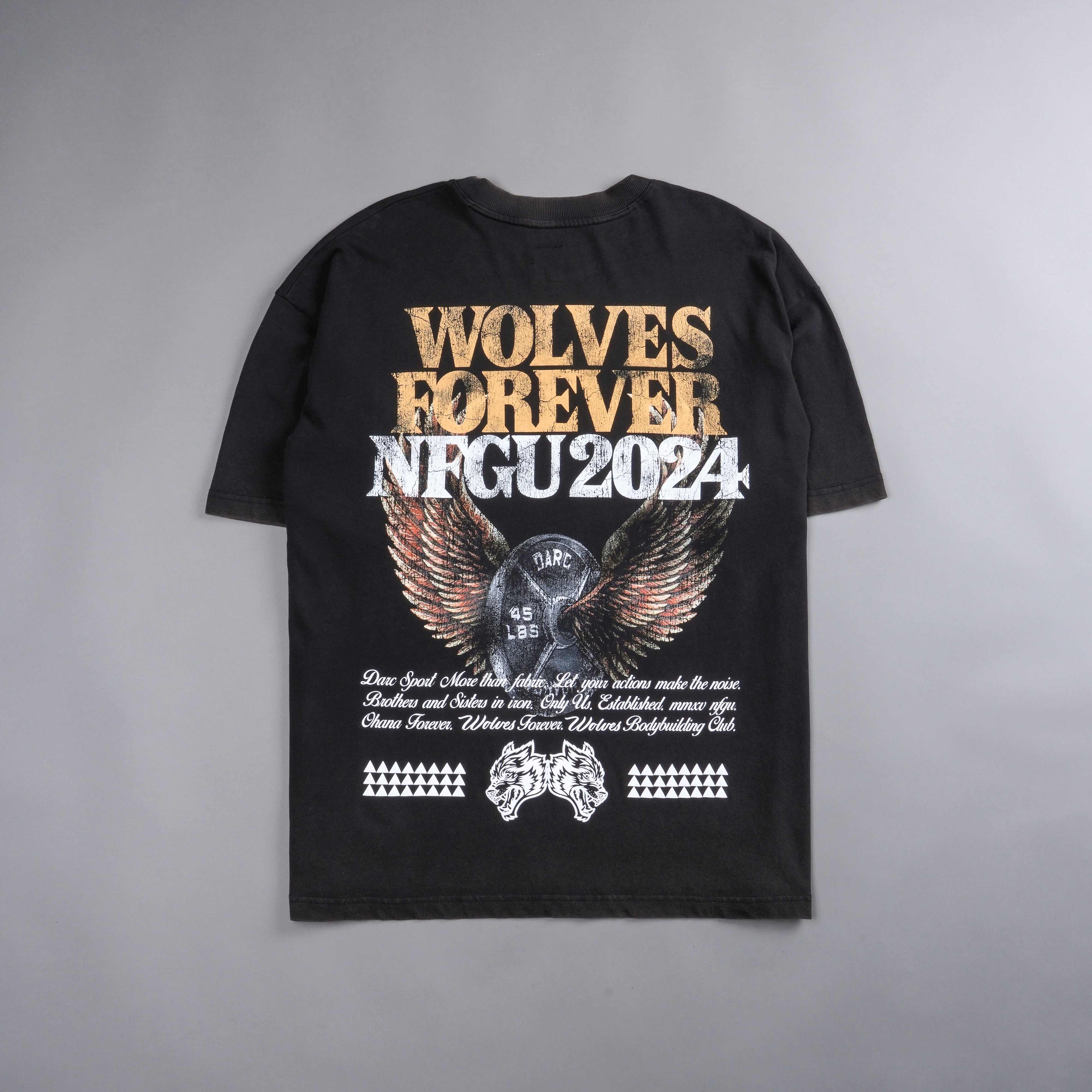 Fly Higher V2 "Premium Vintage" Oversized Tee in Black
