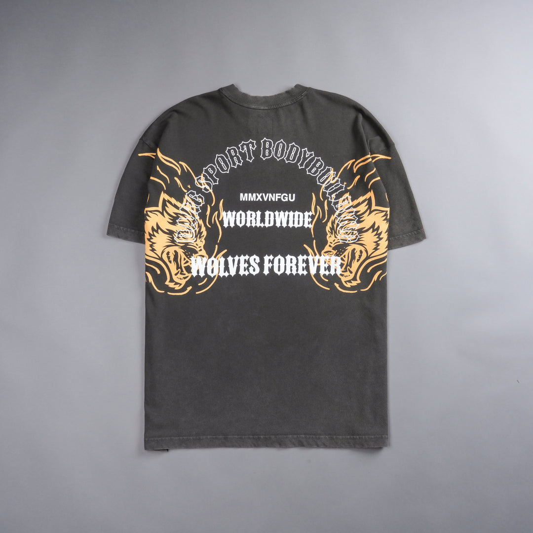The One You Feed "Premium Vintage" Oversized Tee in Wolf Gray