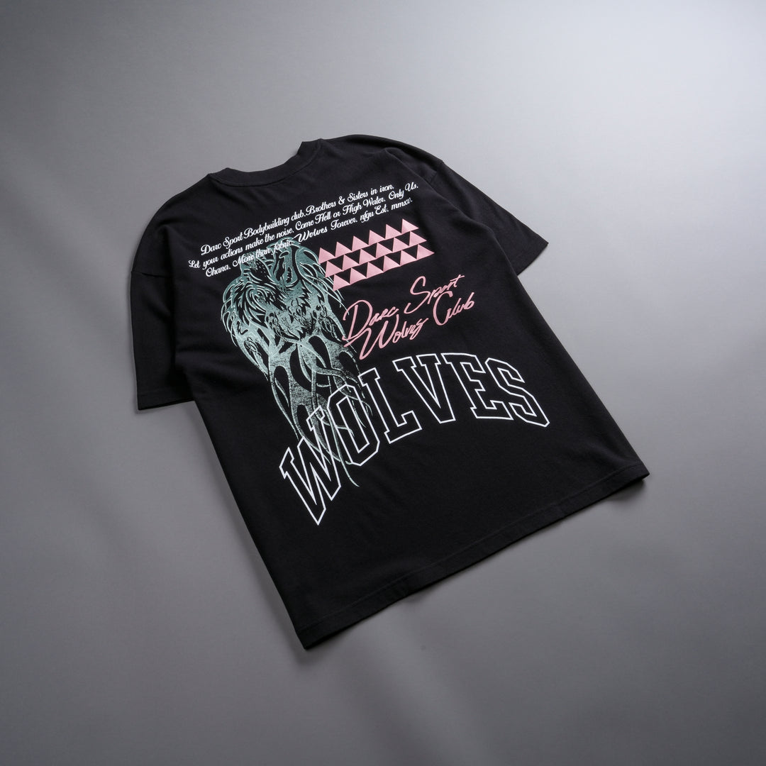 Protect Us "Premium" Oversized Tee in Black/Green