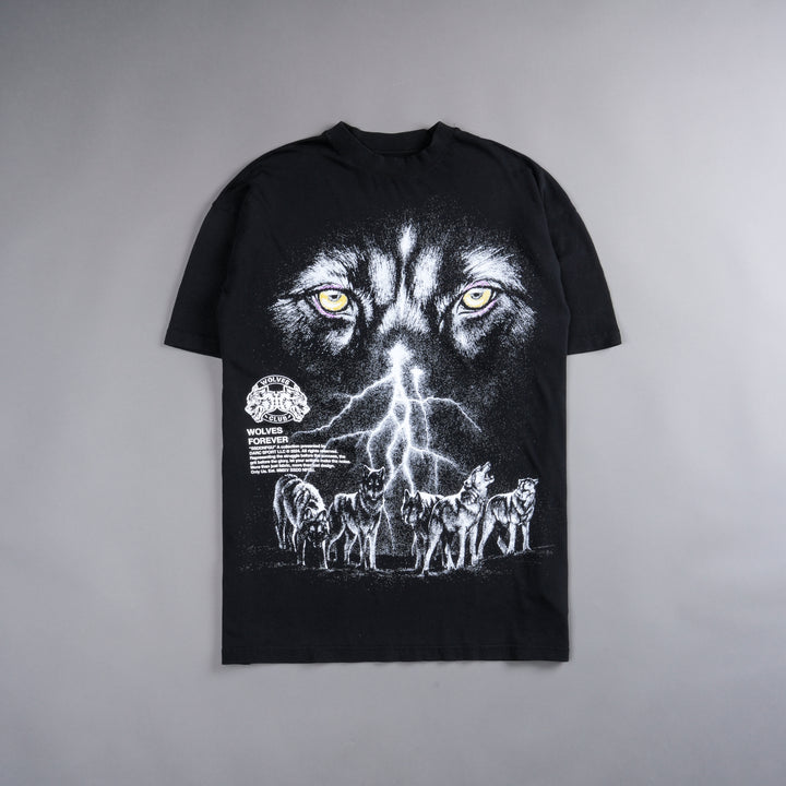 Eyes Of The Storm "Premium" Oversized Unisex Tee in Black/White