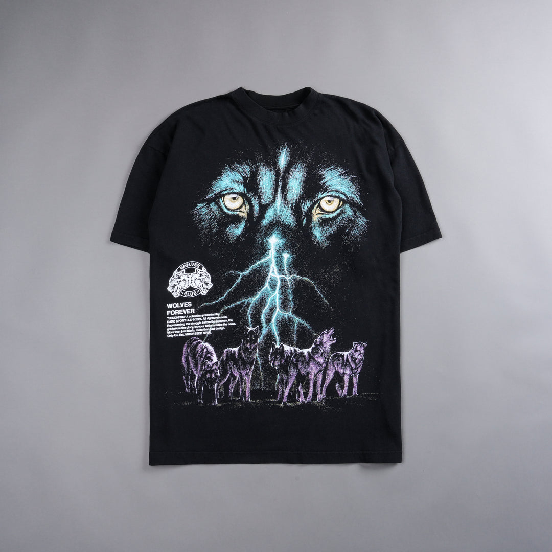 Eyes Of The Storm "Premium" Oversized Unisex Tee in Black/Green