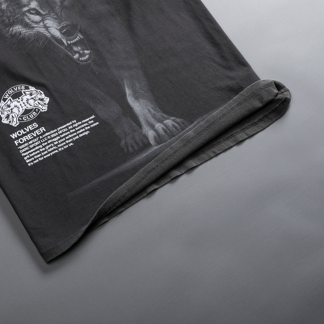 In The Shadows "Premium Vintage" Oversized Tee in Wolf Gray