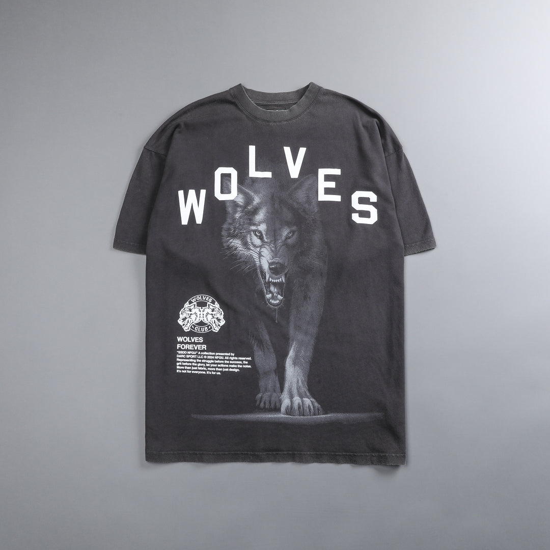 In The Shadows "Premium Vintage" Oversized Tee in Wolf Gray