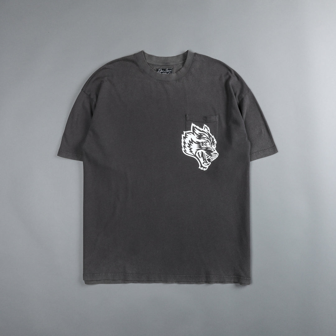 In Our Heart "Premium Vintage" Pocket Tee in Wolf Gray