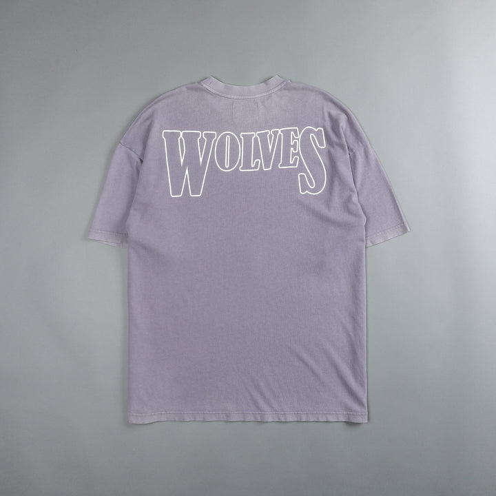 She's Gritty "Premium Vintage" Pump Cover Tee in Purple Stone