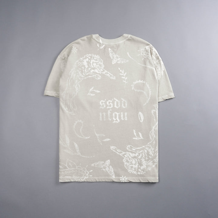 Just Look Up "Premium Vintage" Oversized Tee in Cactus Gray