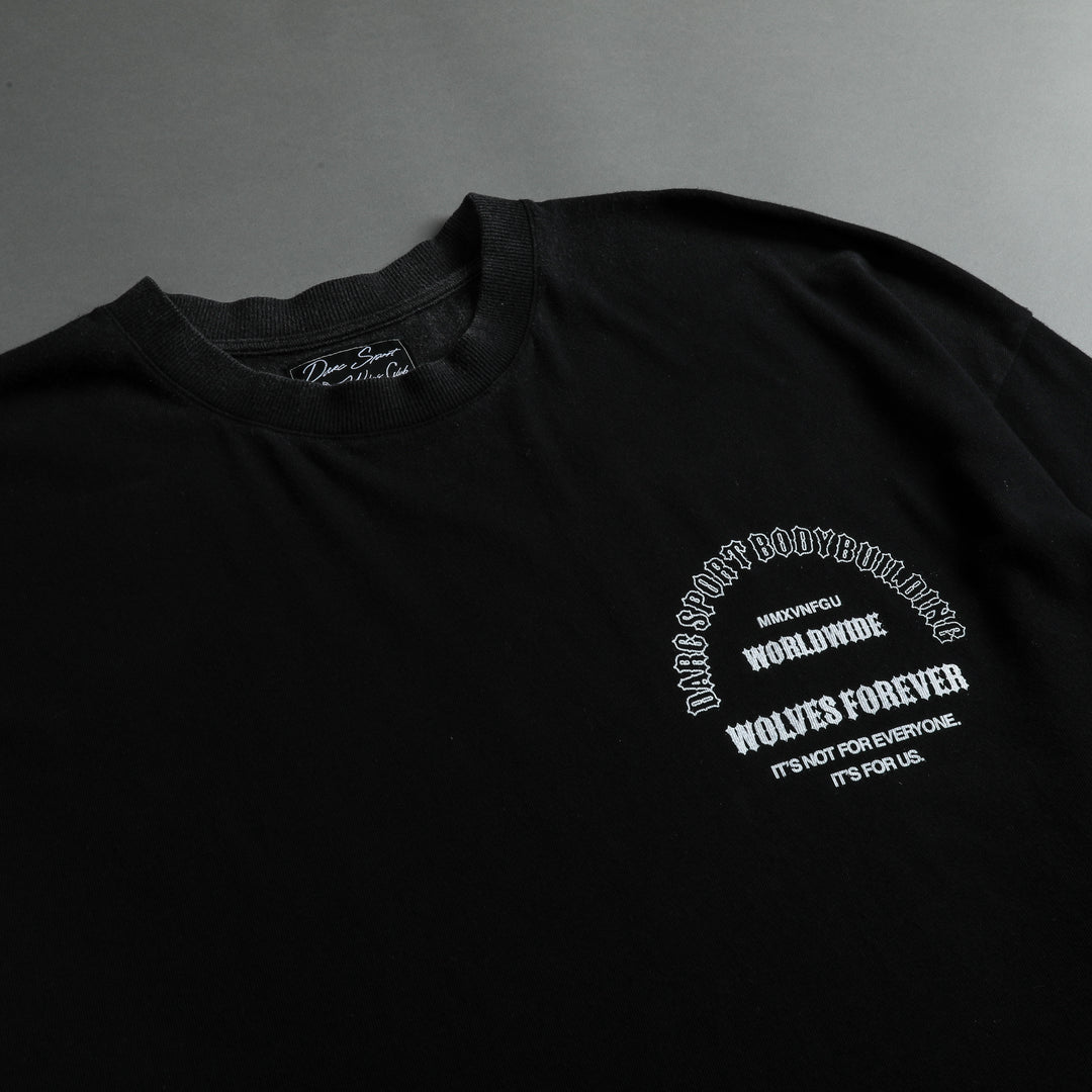 The One You Feed "Premium Vintage" Oversized Tee in Black