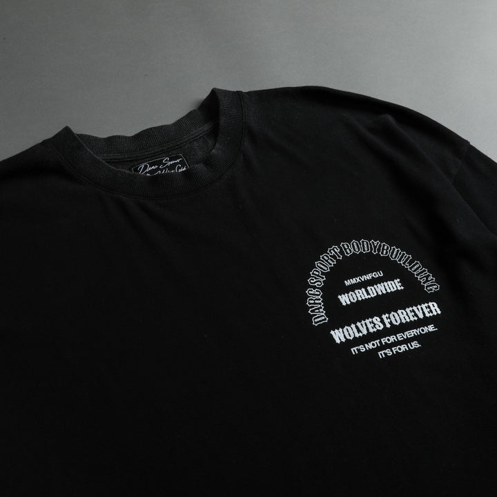 The One You Feed "Premium Vintage" Oversized Tee in Black