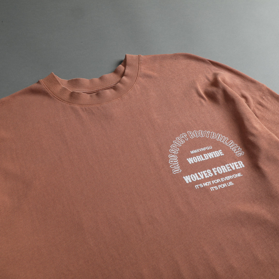 The One You Feed "Premium Vintage" Oversized Tee in Desert Rose