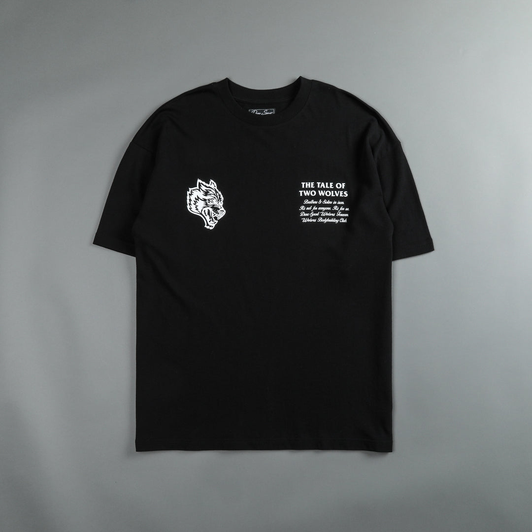 Southwest Paisley "Premium Vintage" Oversized Tee in Black