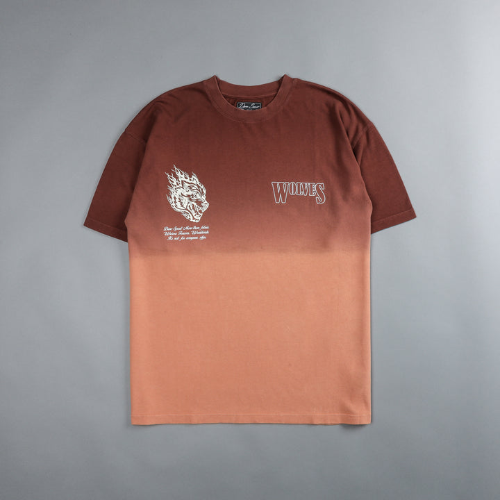 Western "Premium Vintage" Oversized Tee in Clay Fade