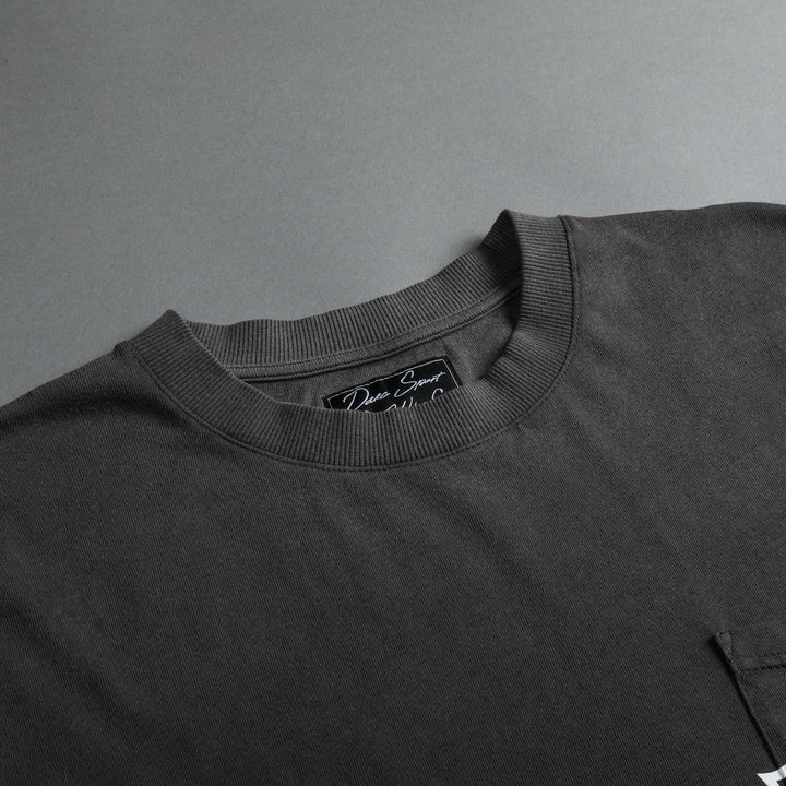 In Our Heart "Premium Vintage" Pocket Tee in Wolf Gray