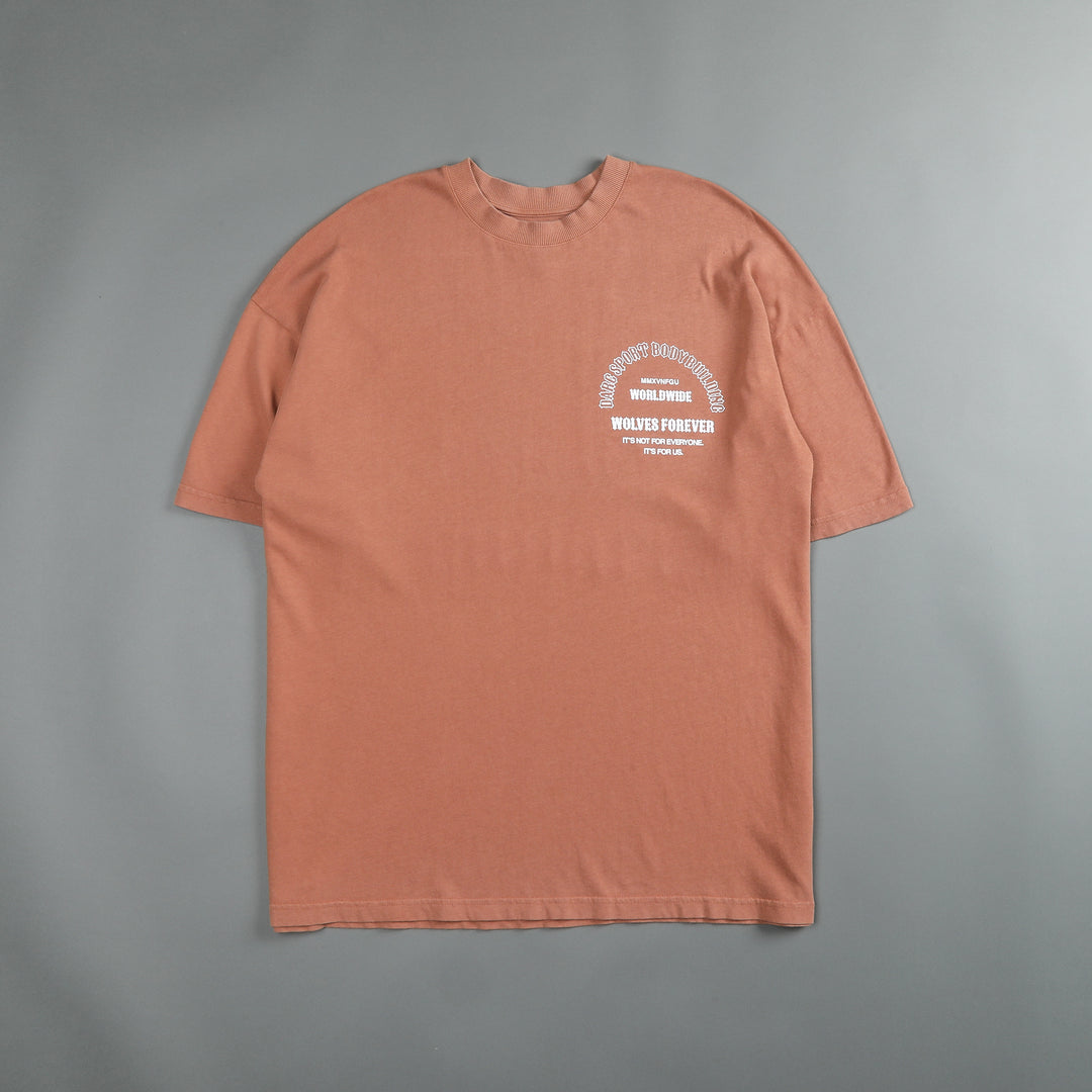 The One You Feed "Premium Vintage" Oversized Tee in Desert Rose
